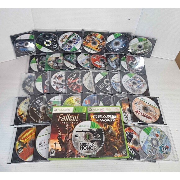 Lot of 39 Xbox 360 Video Games Disc Only Mixed Titles Tested Most Working Bundle - Picture 1 of 6
